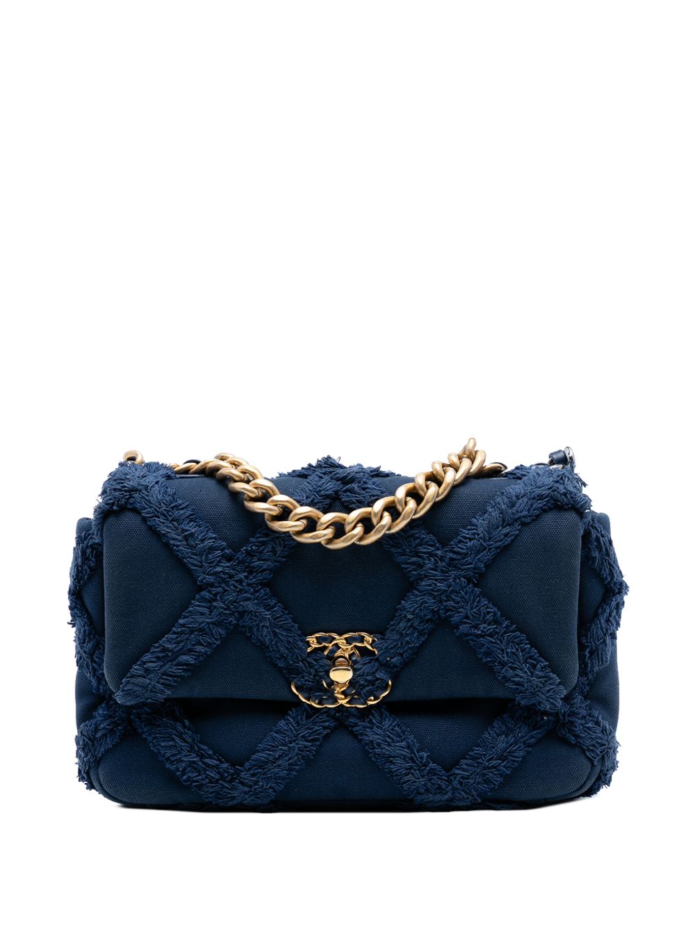 2020 Medium Canvas and Cotton 19 Flap satchel