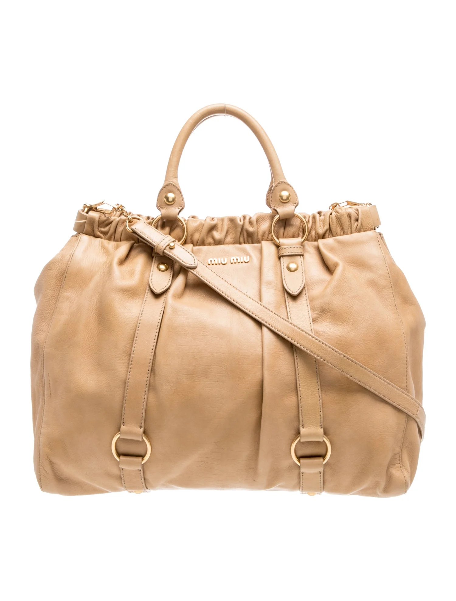 Miu Miu Leather Tote