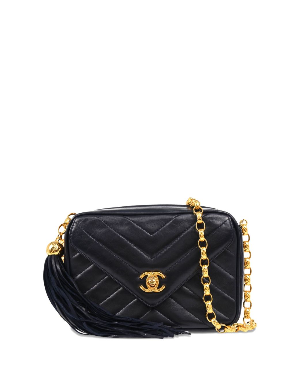 1992 V-stitch quilted mini bag