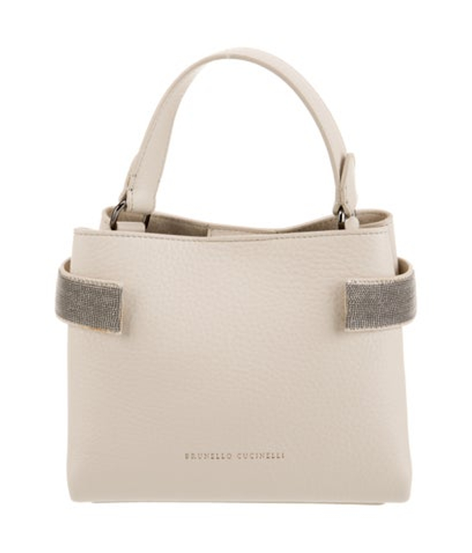 Brunello Cucinelli Cucinelli Leather Top Handle Bag