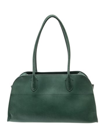 Leather Shoulder Bag East West