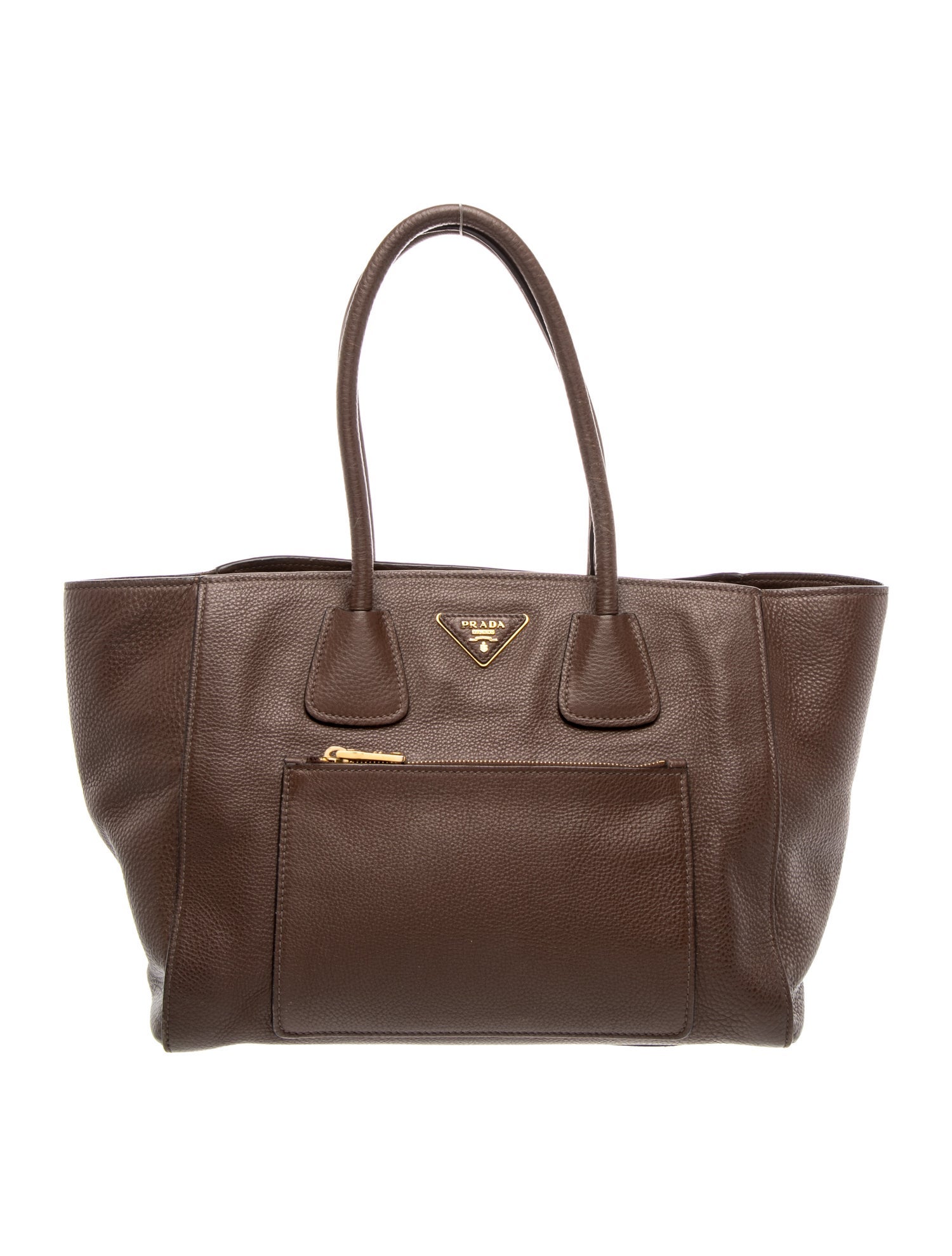 Vitello Daino Leather Top Handle Bag