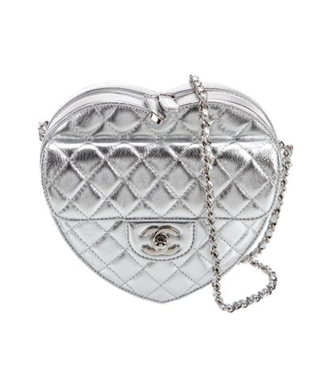 Chanel Large Cc In Love Heart Crossbody Bag