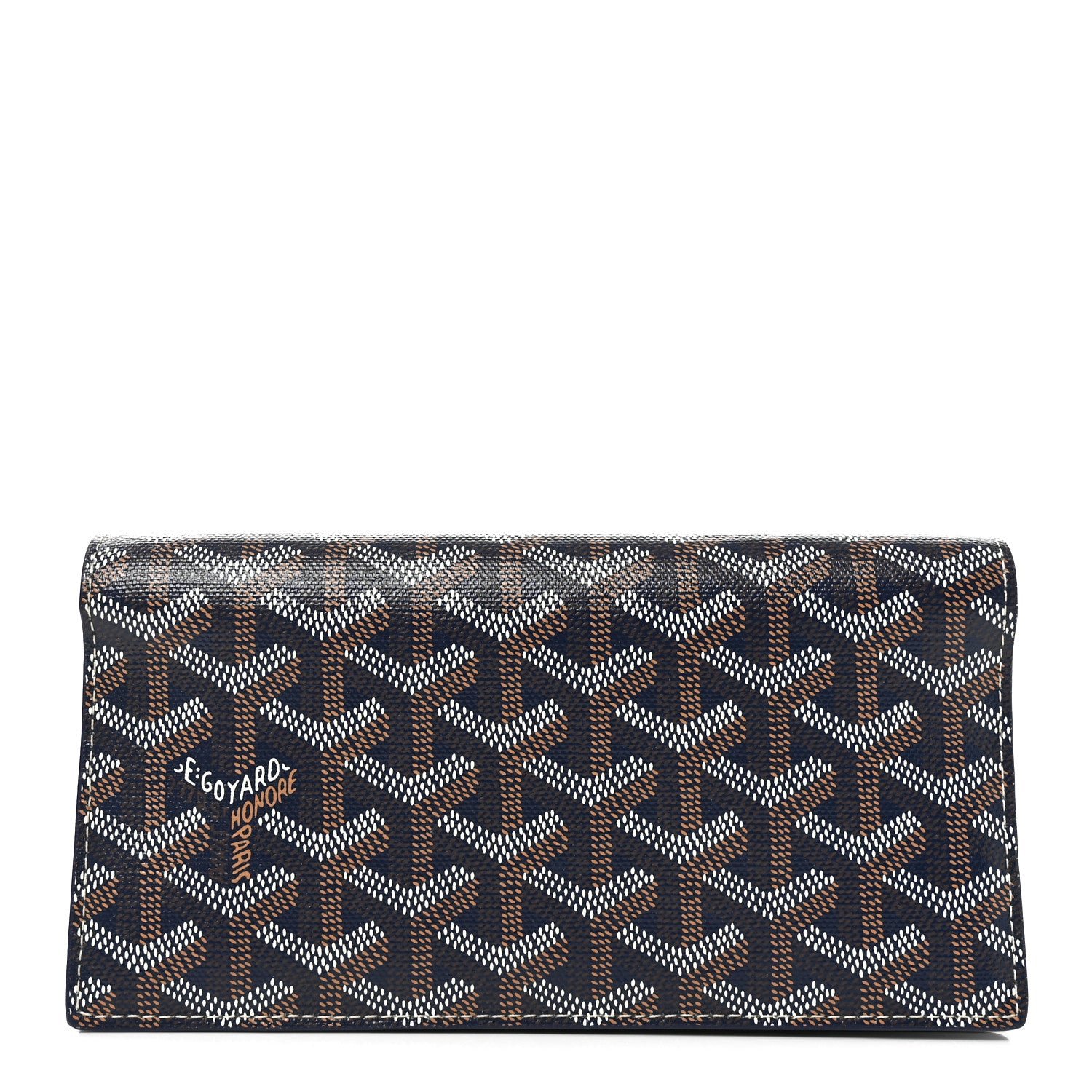 Goyard Goyardine Richelieu Wallet Navy