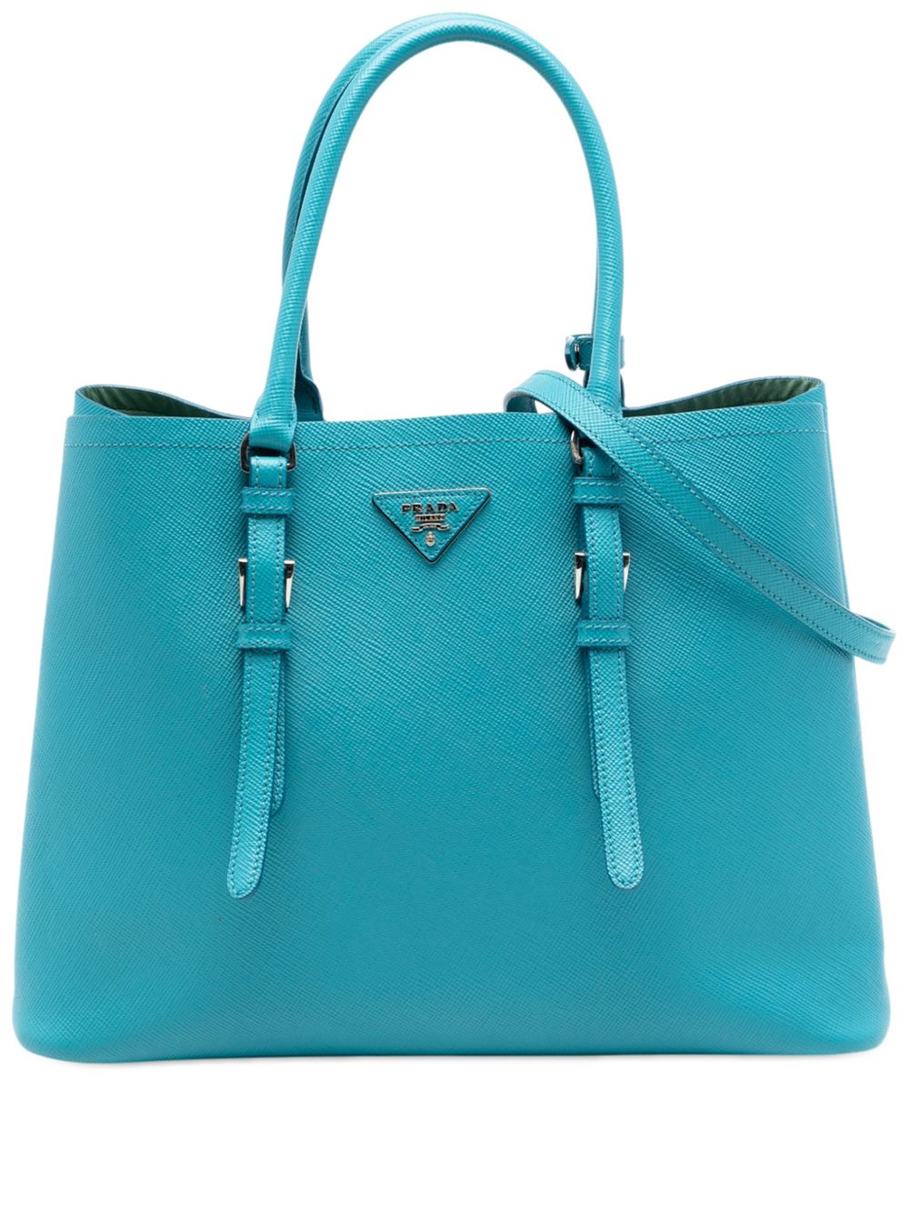 2010-2026 Medium Saffiano Cuir Double Handle satchel