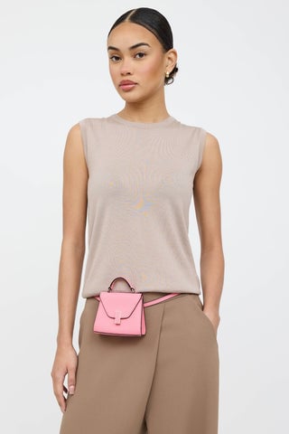 Valextra Leather Mini Belt Bag