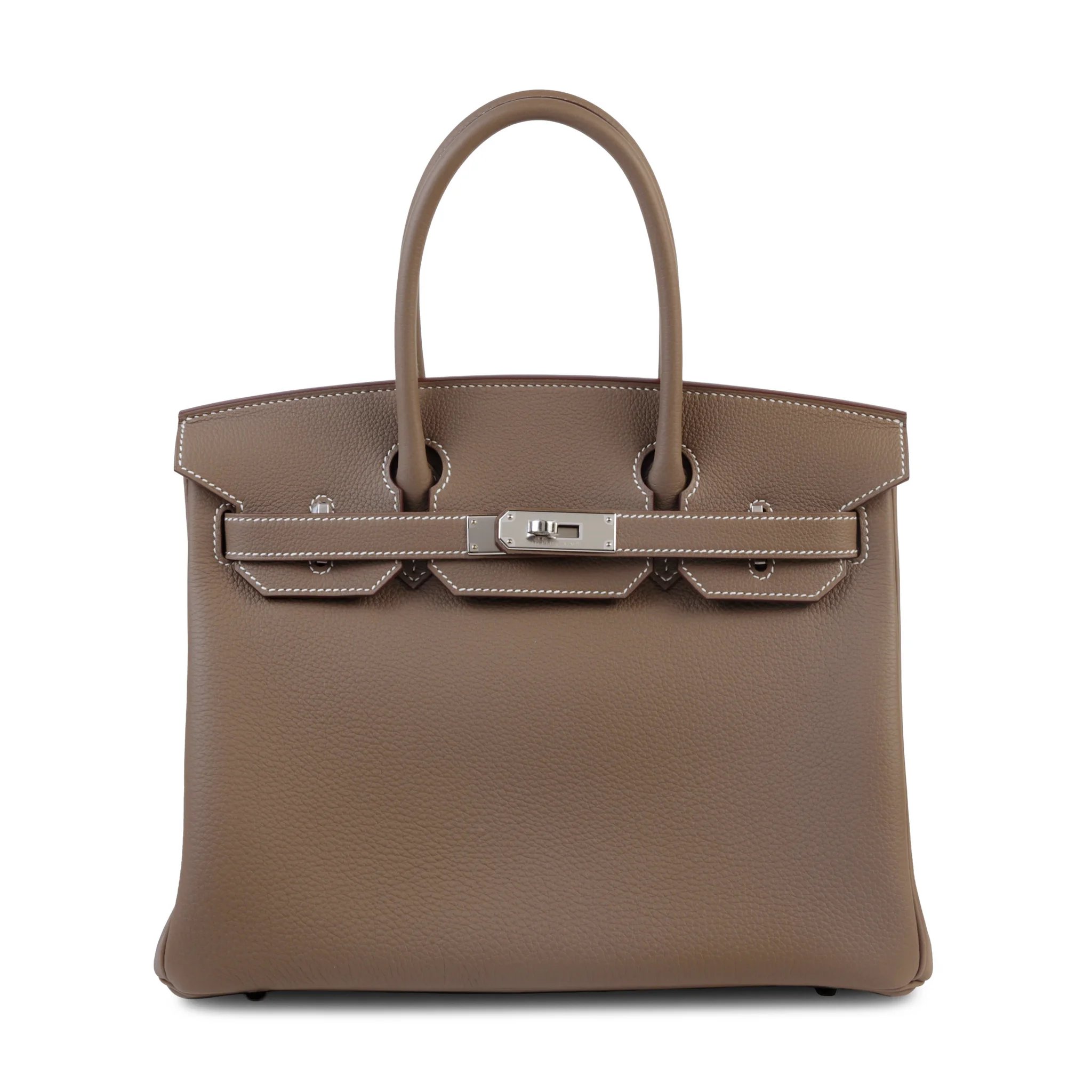 Brand New ( Rank N ) HERMÈS Birkin 30 Etoupe (18) Togo Palladium hardware G (2026)
