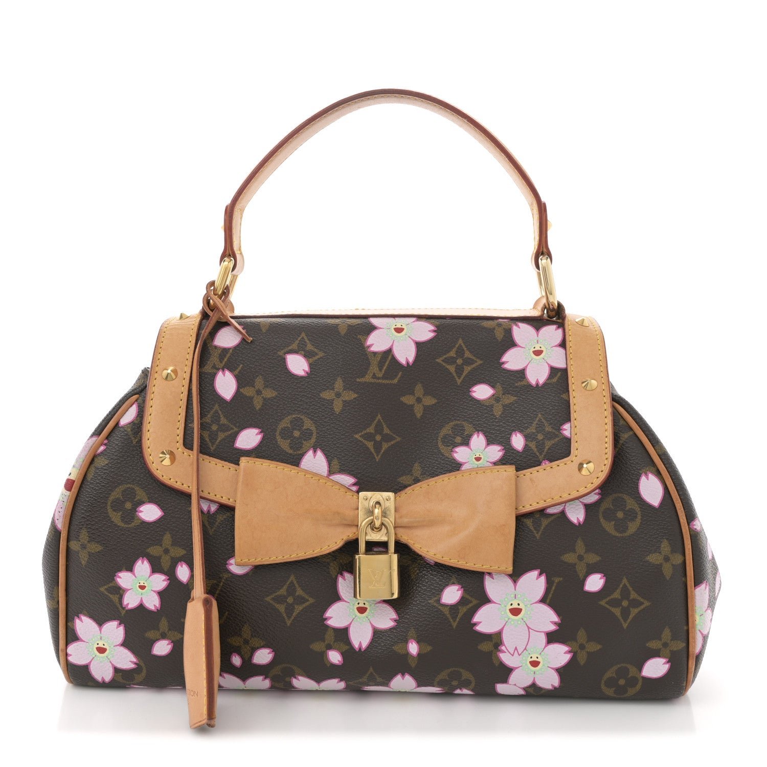 Louis Vuitton Monogram Cherry Blossom Sac Retro Bag Brown