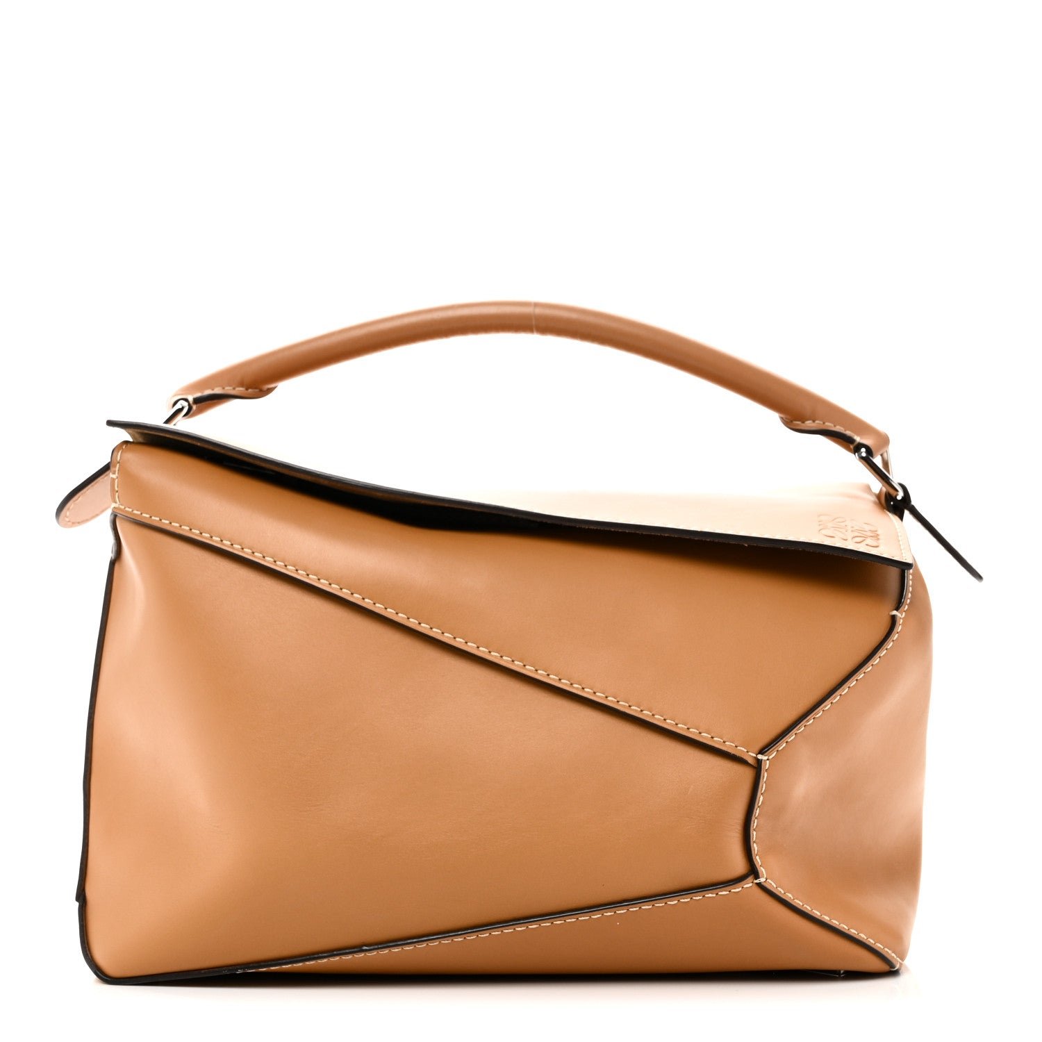 Loewe Calfskin Large Puzzle Bag Warm Desert