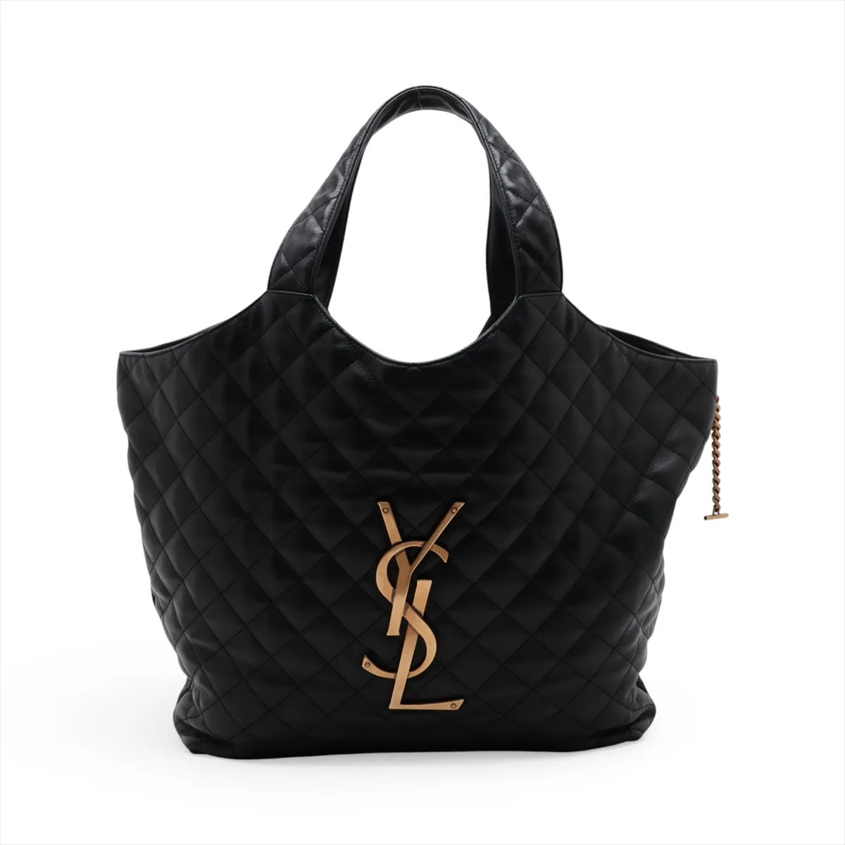 Saint Laurent Paris Agal 698651 Leather Tote bag Black