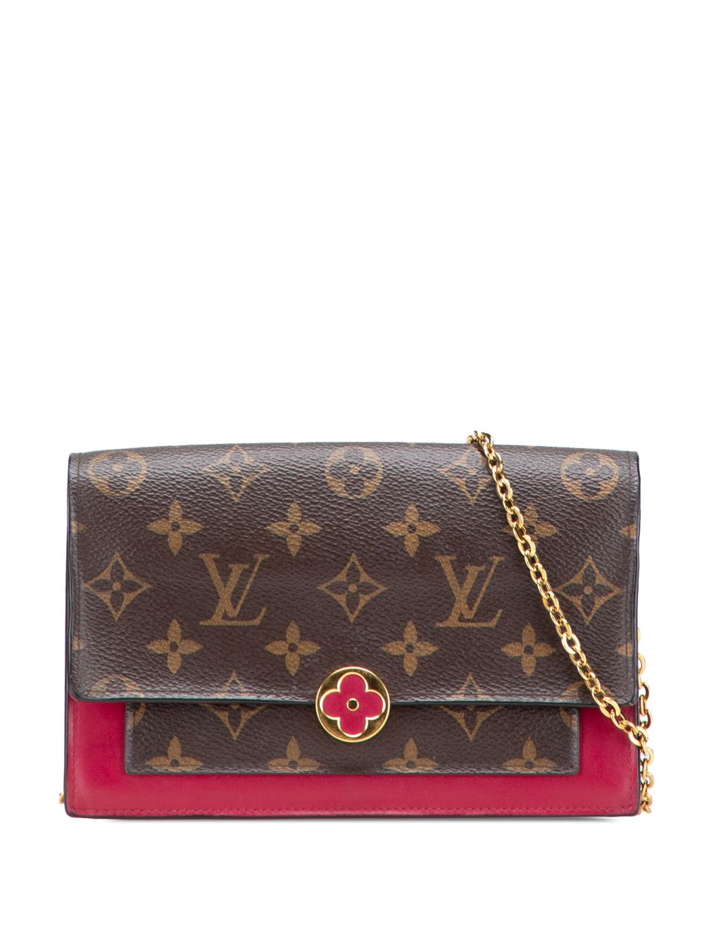 2019 Monogram Flore Wallet On Chain crossbody bag
