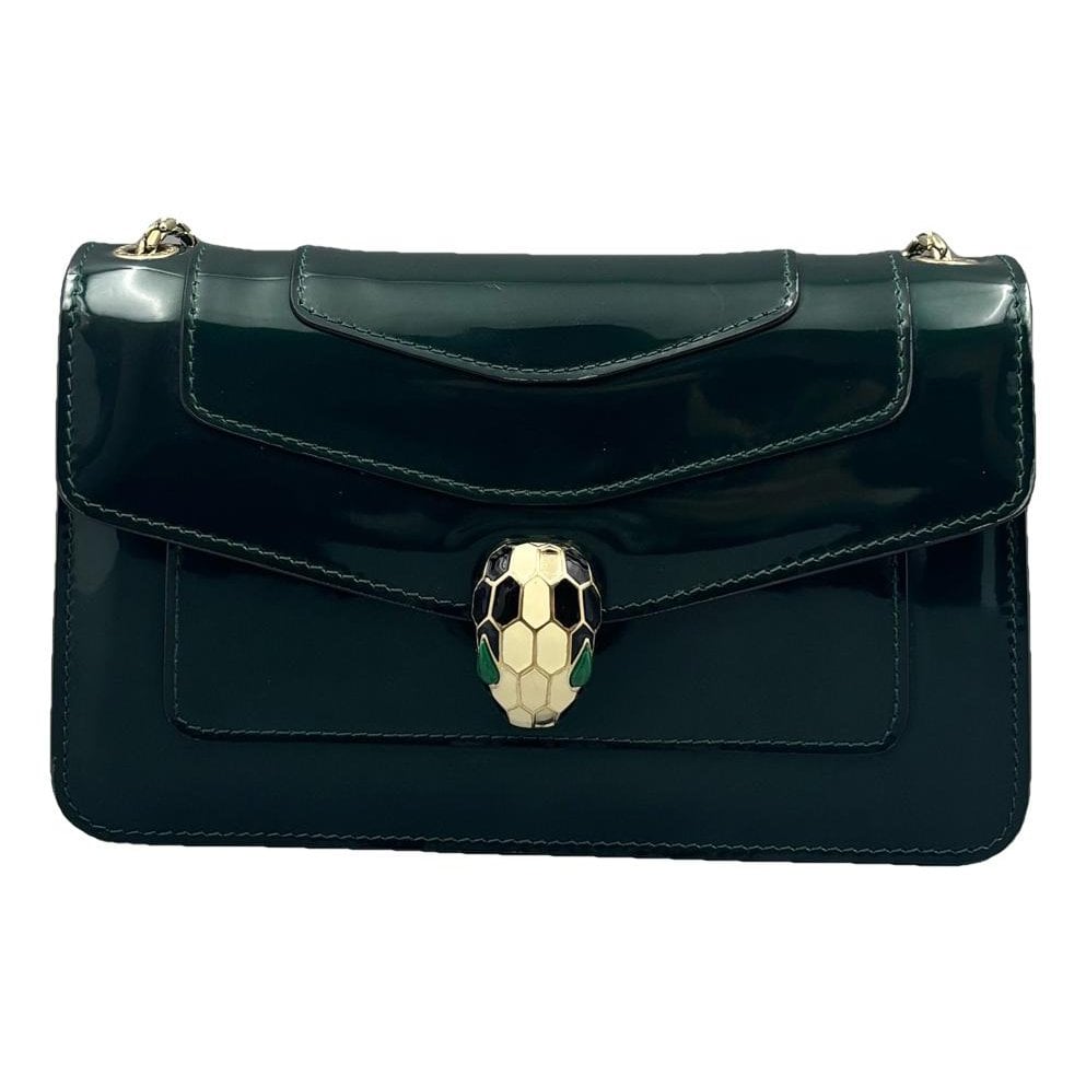 Serpenti leather handbag