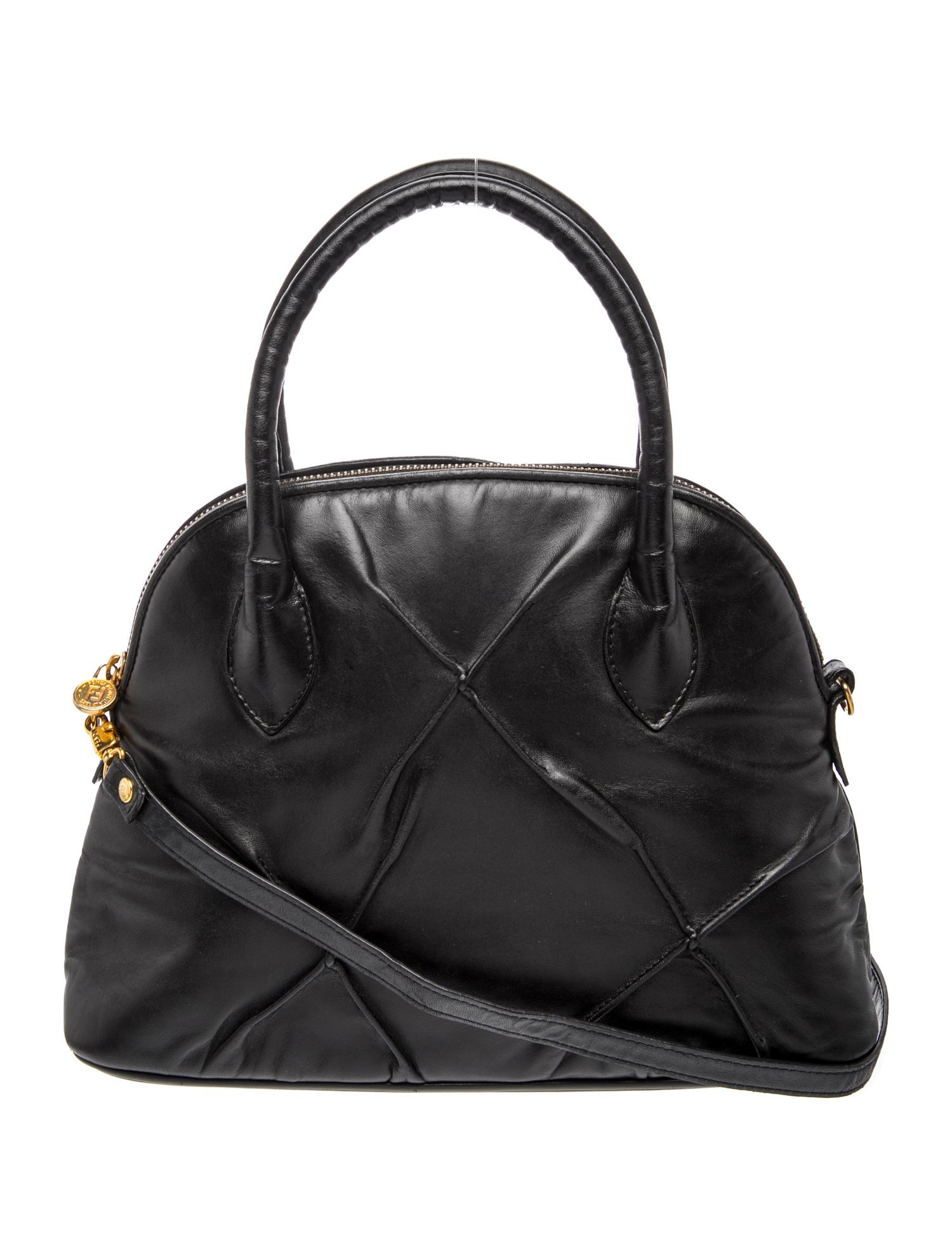 Leather Top Handle Bag Vintage