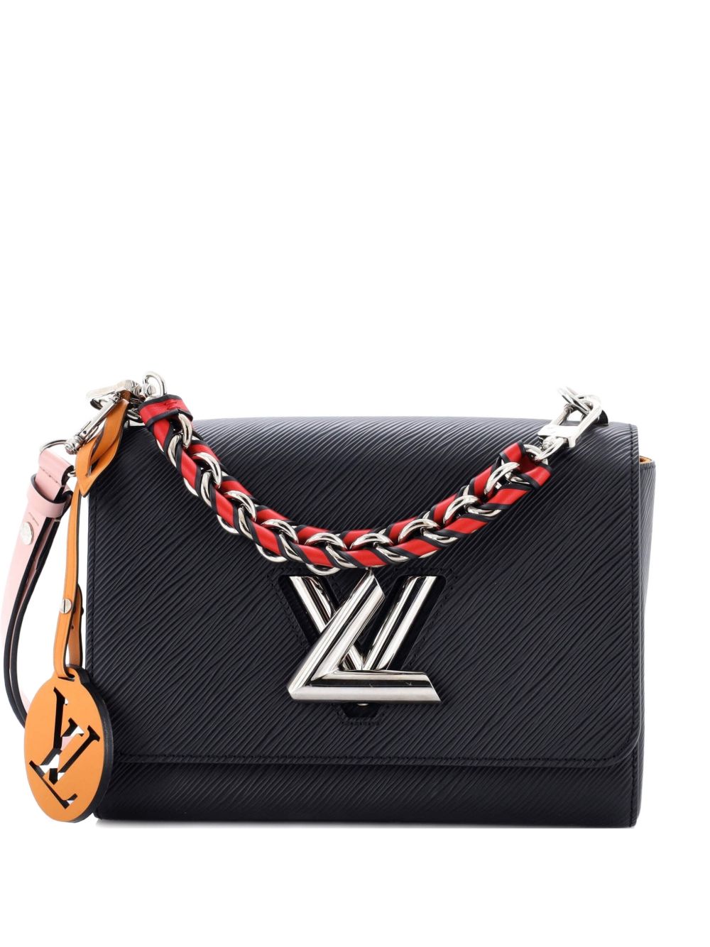 Braided Handle Twist Bag Epi Leather MM crossbody bag