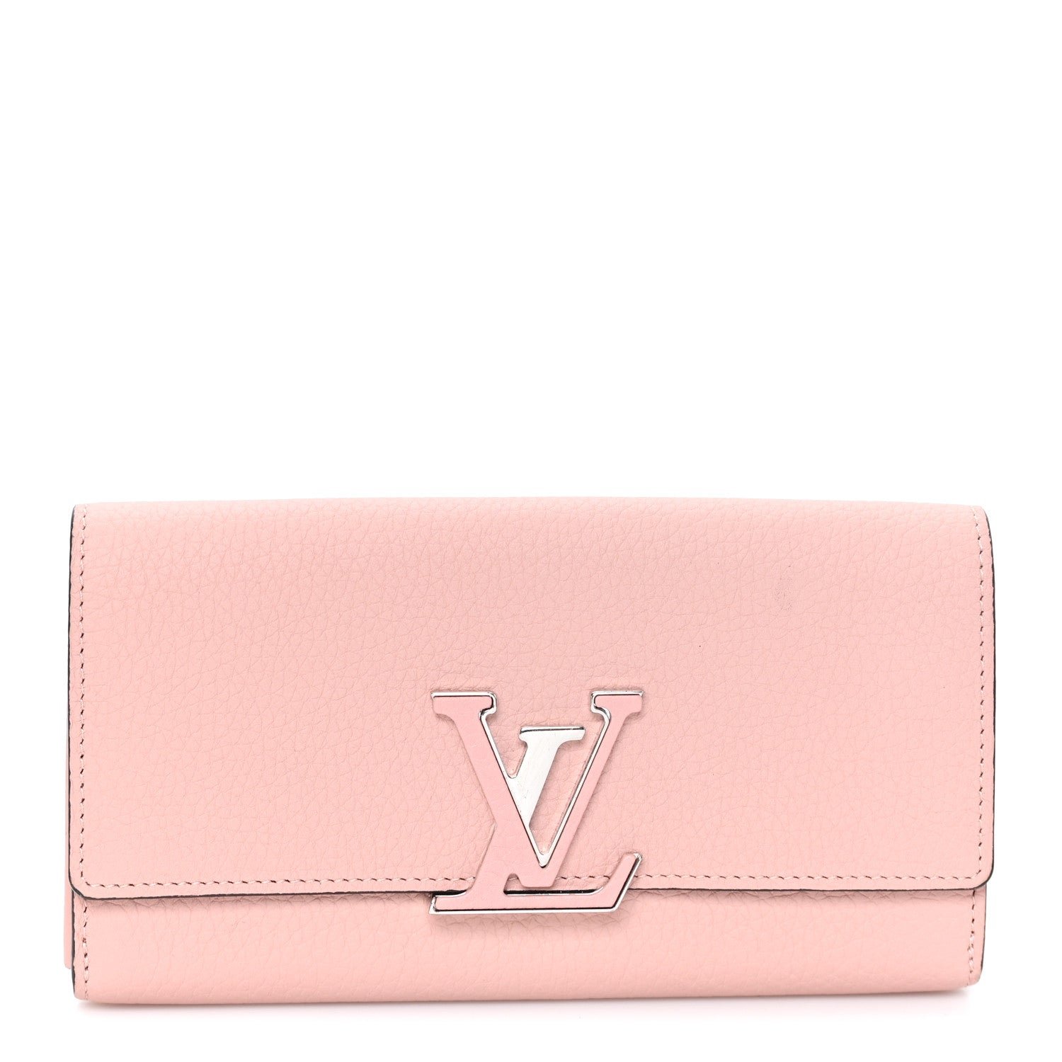 Louis Vuitton Taurillon Capucines Wallet Magnolia