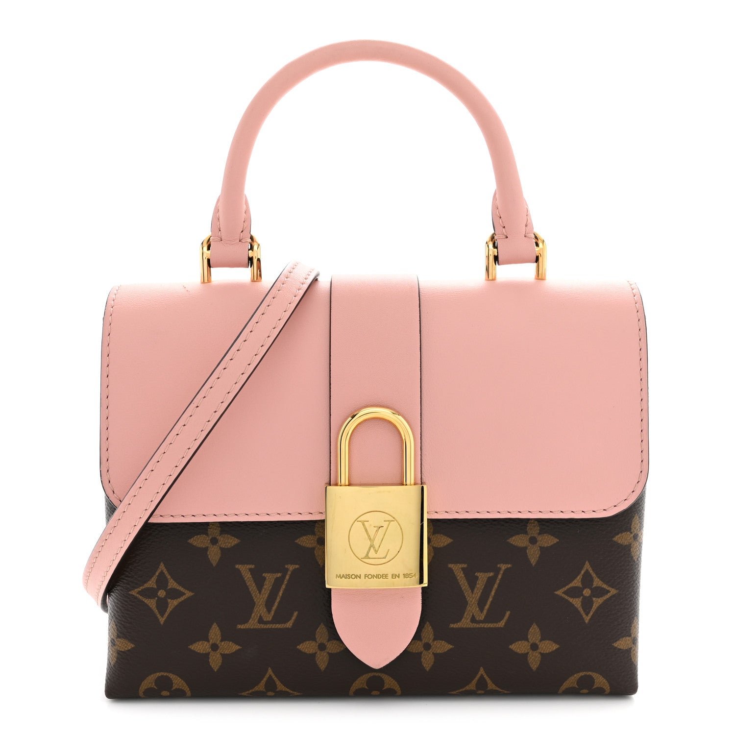 Louis Vuitton Monogram Locky BB Rose Poudre