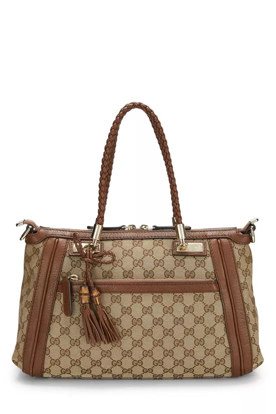 Original GG Canvas Bella Zip Tote