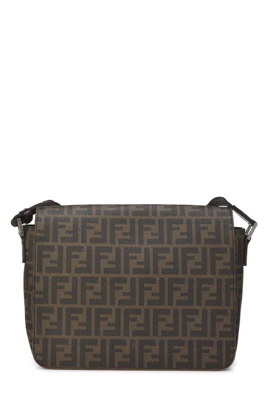 Brown Zucca Coated Canvas Messenger