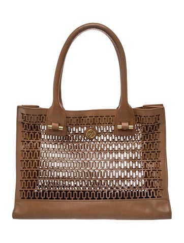 Leather Top Handle Bag