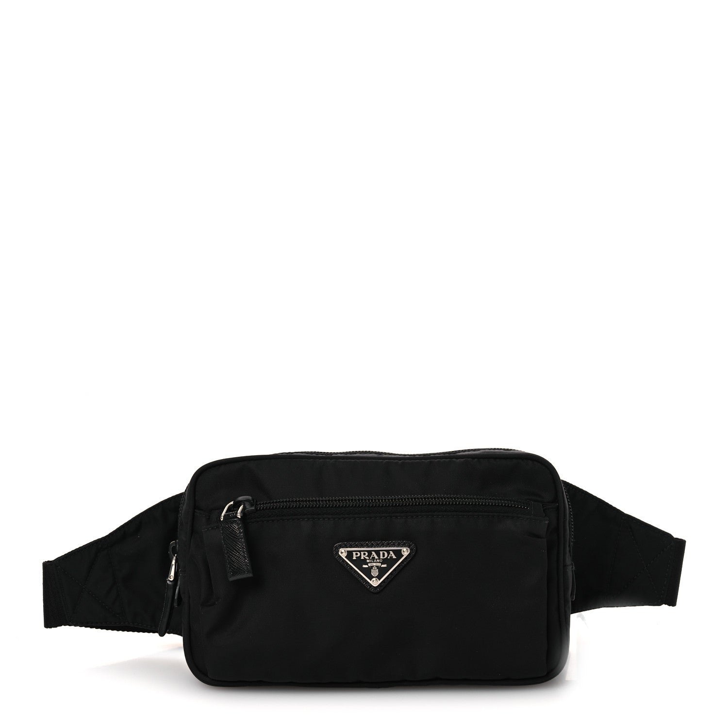 Prada Re-Nylon Saffiano Belt Bag Black