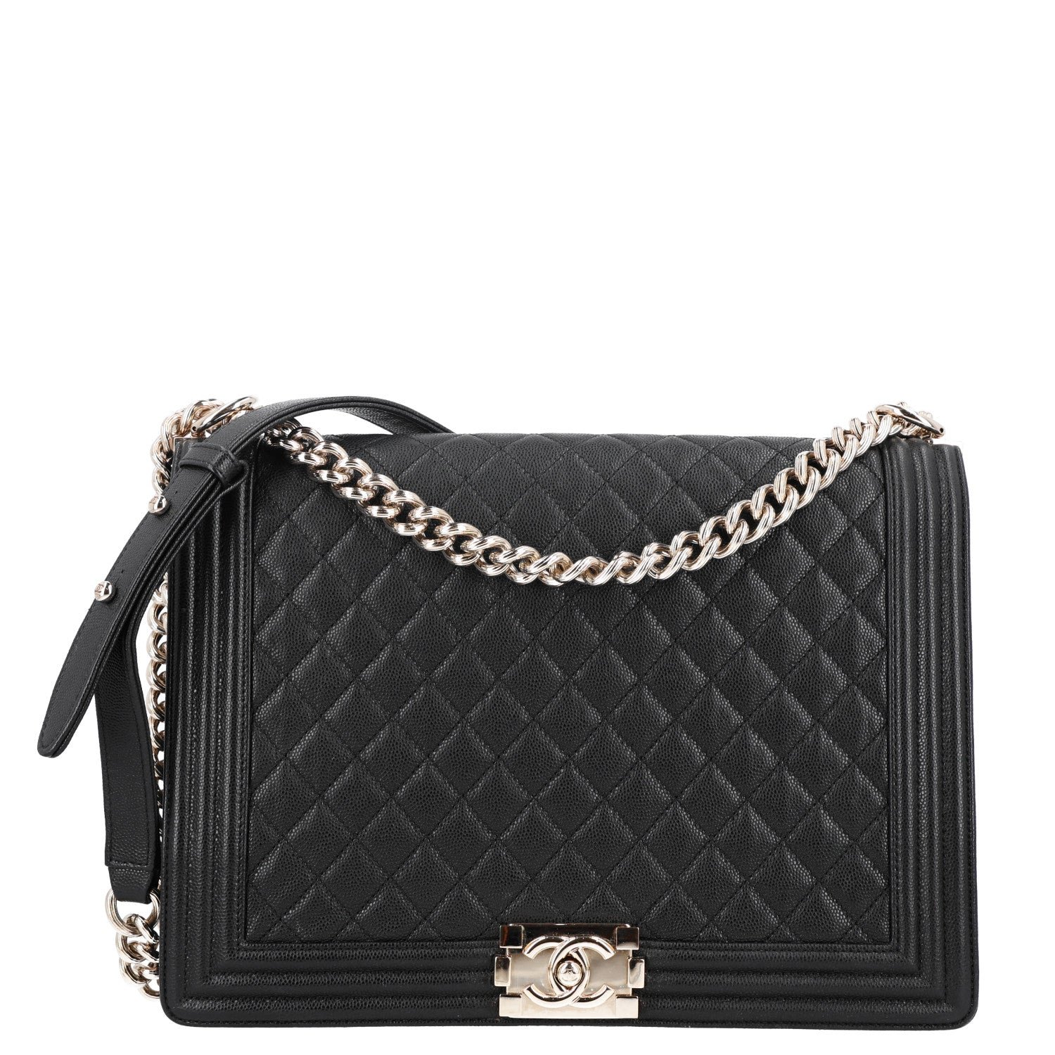 Chanel Caviar Quilted Large Boy Flap Black