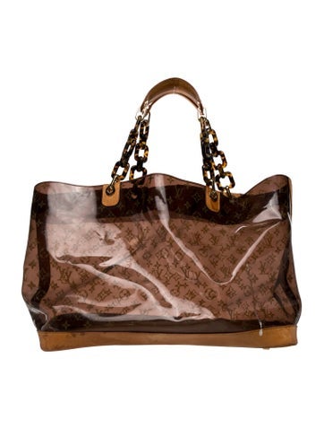 PVC LV Monogram Limited Edition Vinyl Cabas Ambre GM