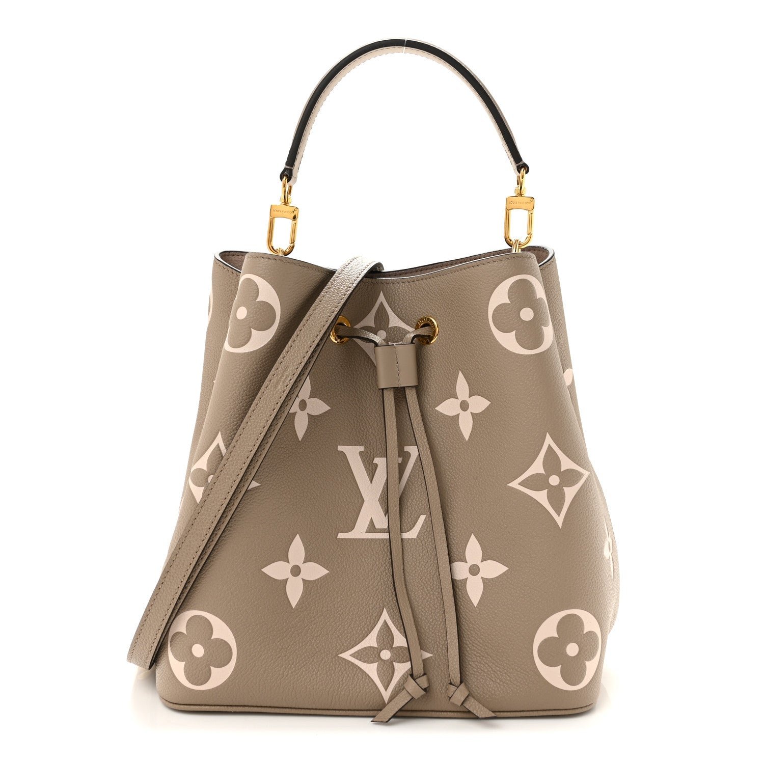 Louis Vuitton Empreinte Monogram Giant Neonoe MM Tourterelle Creme