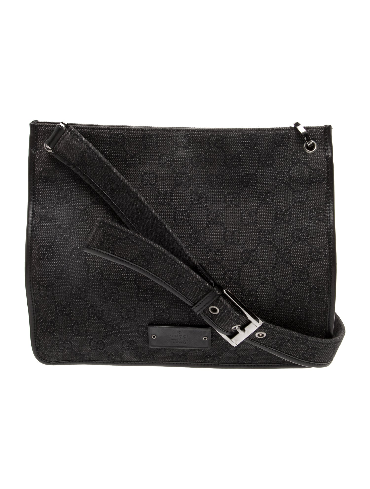 GG Denim Shoulder Bag