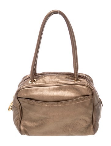 Loewe Leather Top Handle Bag