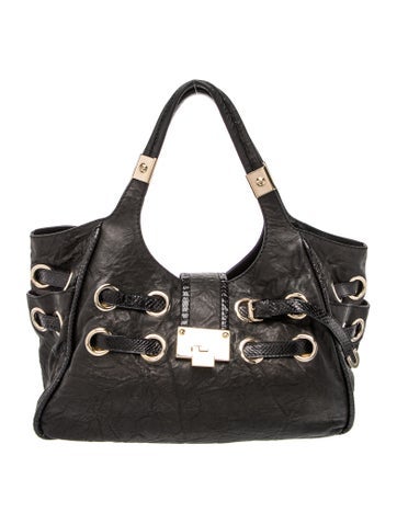 Leather Top Handle Bag