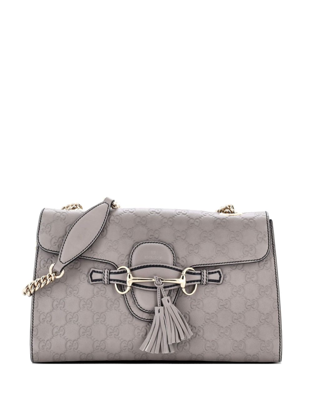 Emily Chain Flap Bag Guccissima Leather Medium shoulder bag