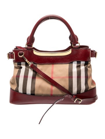 Burberry House Check Top Handle Bag