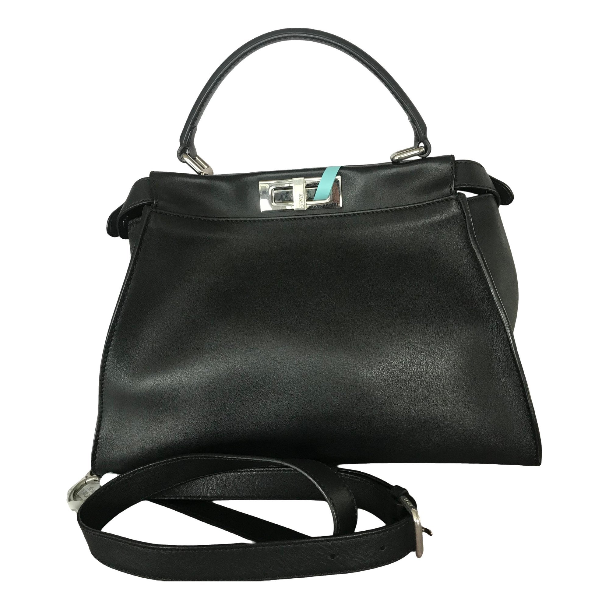 Peekaboo leather handbag