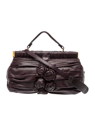 Leather Top Handle Bag Vintage