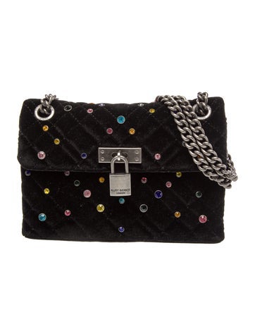 Kurt Geiger Velvet Shoulder Bag