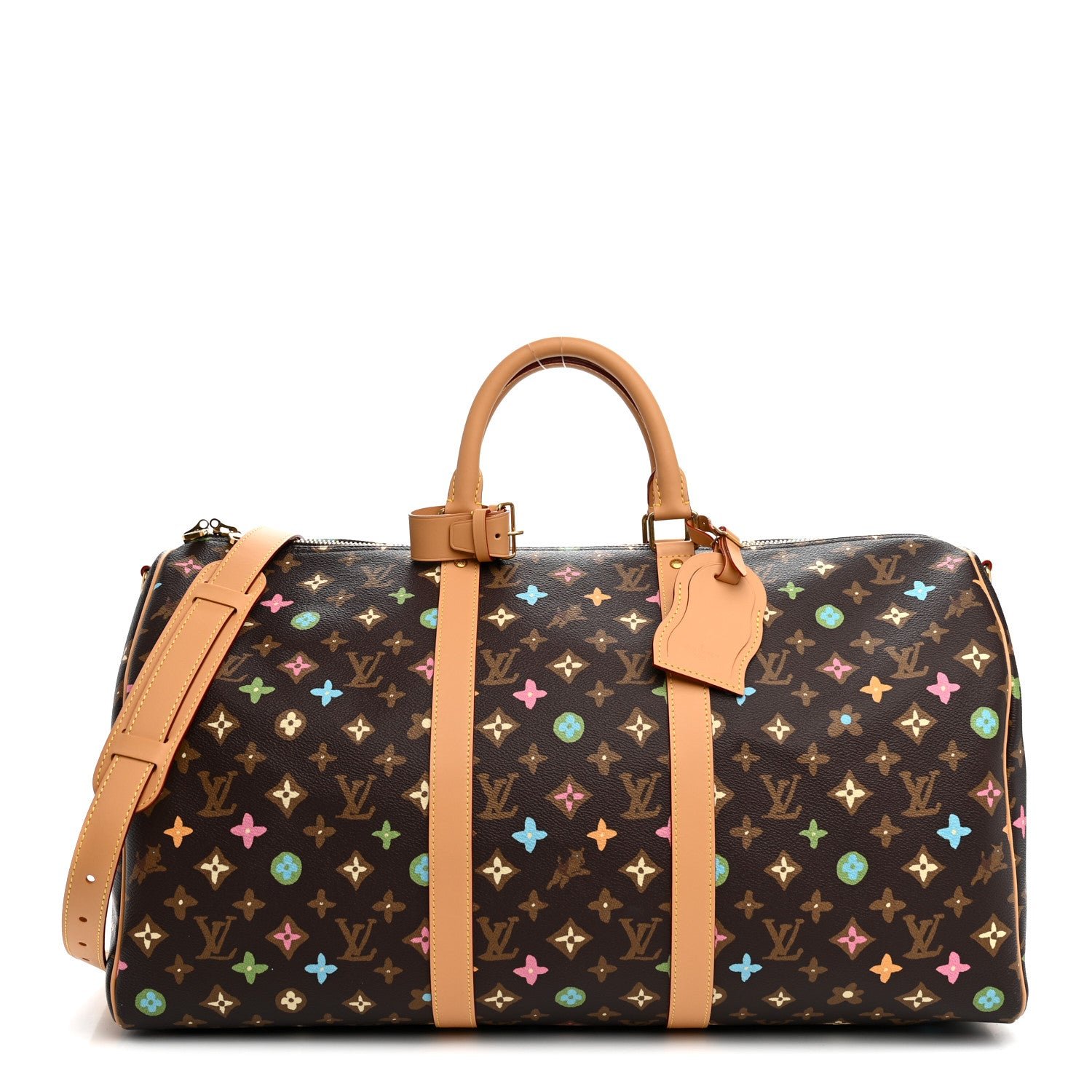 Louis Vuitton Monogram Craggy Keepall Bandouliere 50 Chocolate