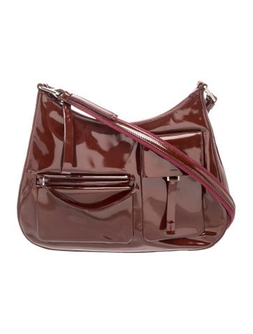 Prada Vernice Leather Shoulder Bag