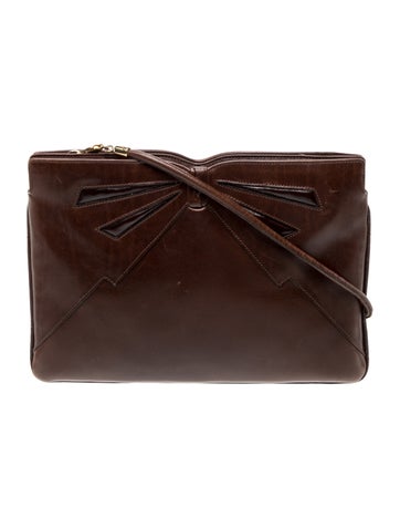 Salvatore Ferragamo Leather Shoulder Bag Vintage