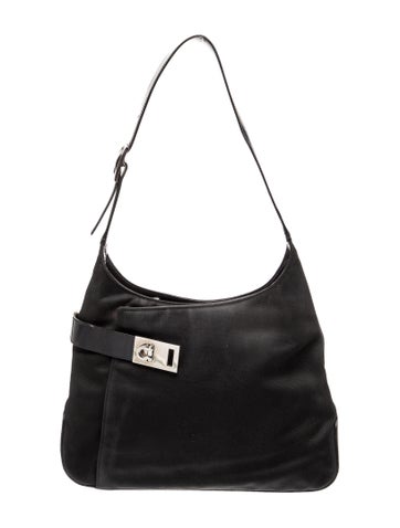 Salvatore Ferragamo Nylon Shoulder Bag