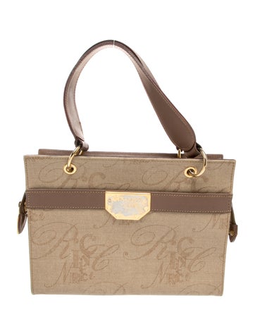 Nina Ricci Leather Top Handle Bag Vintage