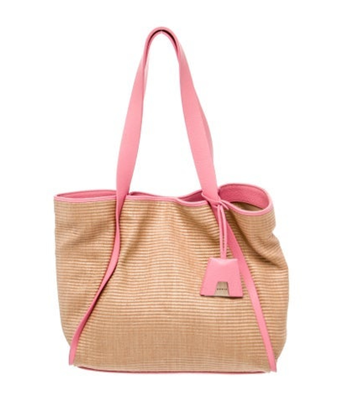 Akris Raffia Shoulder Bag