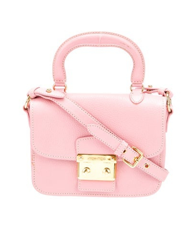 Miu Miu Miu Goat Leather Top Handle Bag