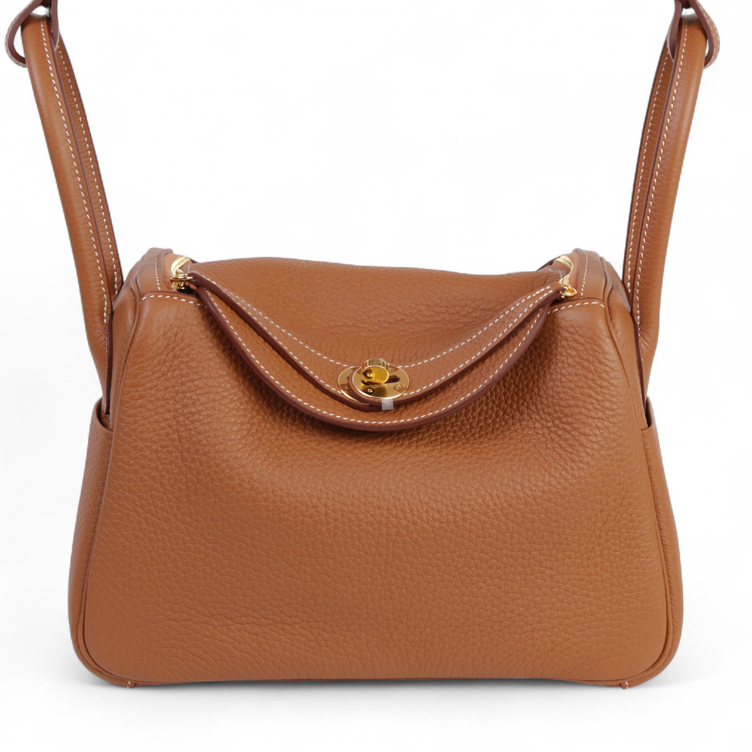 Hermes Brand New ( Rank N ) HERMÈS Lindy 26 Gold (37) Clemence Gold hardware K (2025)