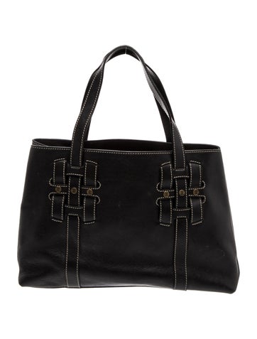Leather Top Handle Bag