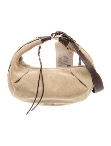 Suede Top Handle Bag w/ Tags