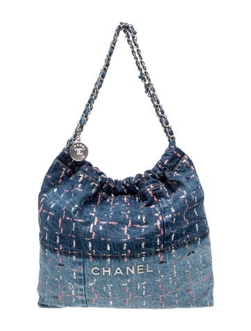 Paris-Dakar Sequin Denim 22 Hobo