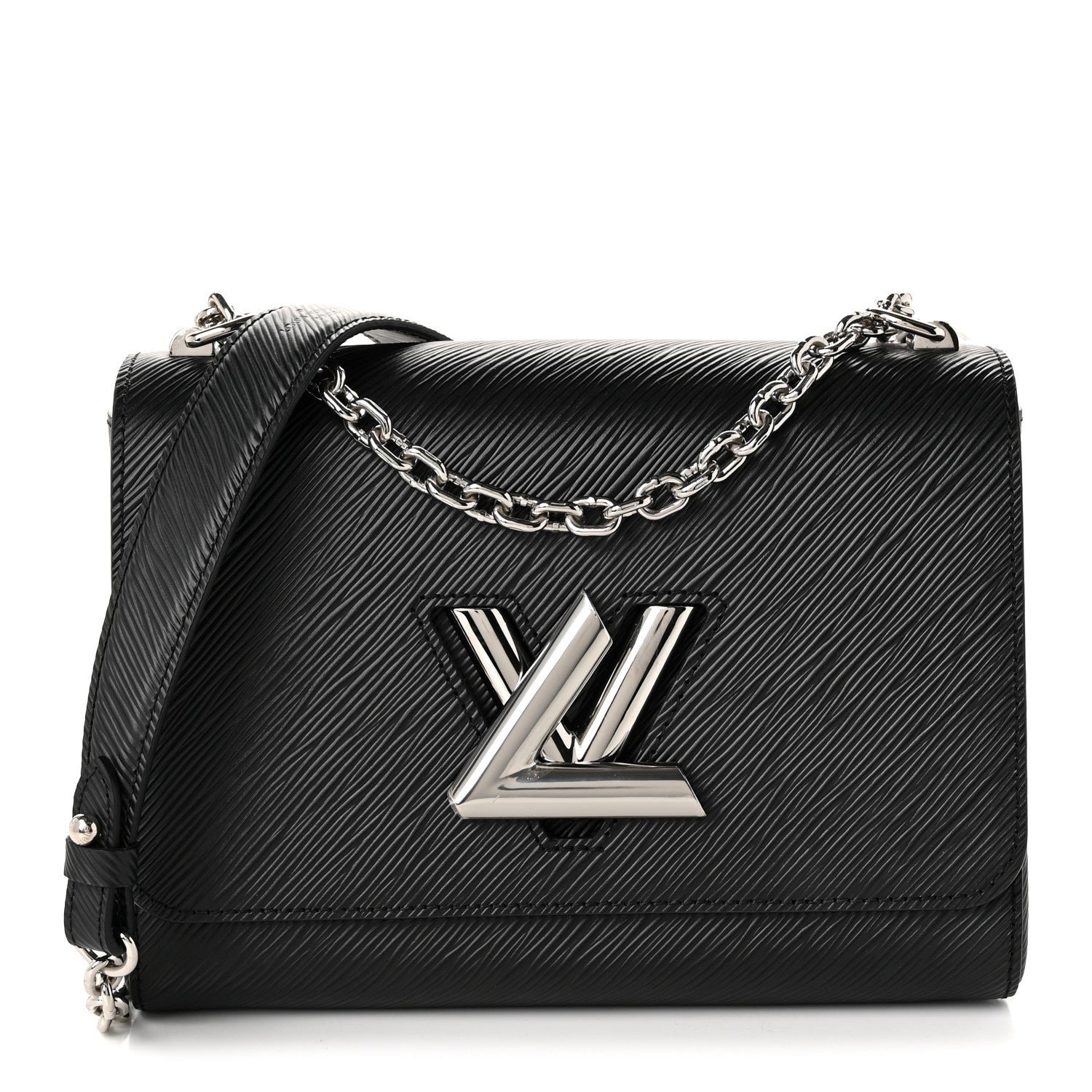 Louis Vuitton Epi Twist Shoulder Bag MM Black