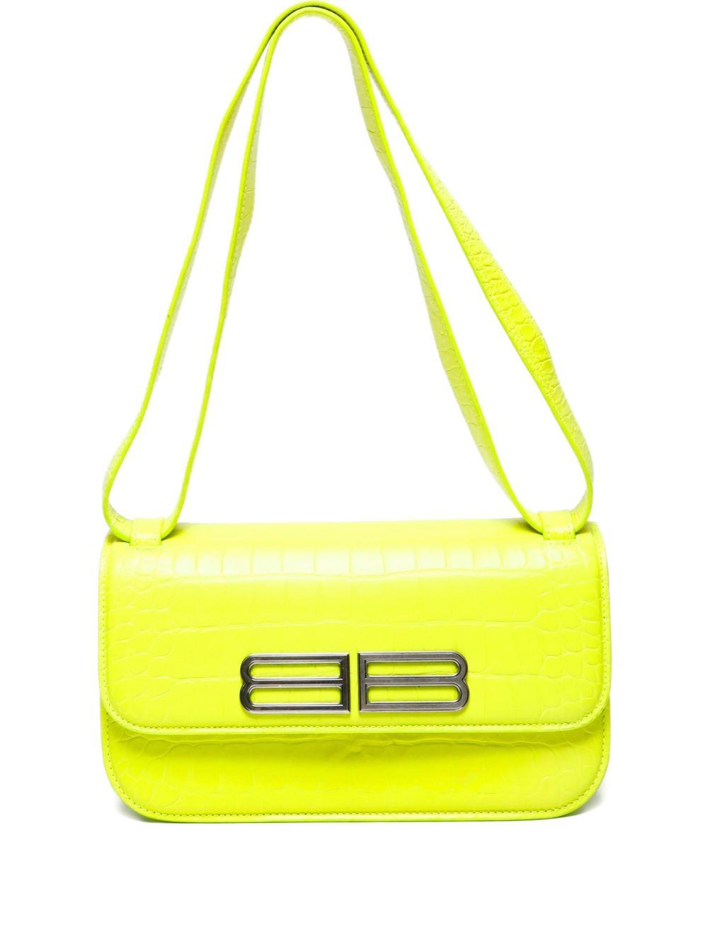 Balenciaga 2020s Gossip crocodile-effect shoulder bag