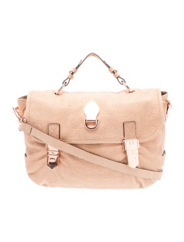 Leather Top Handle Bag