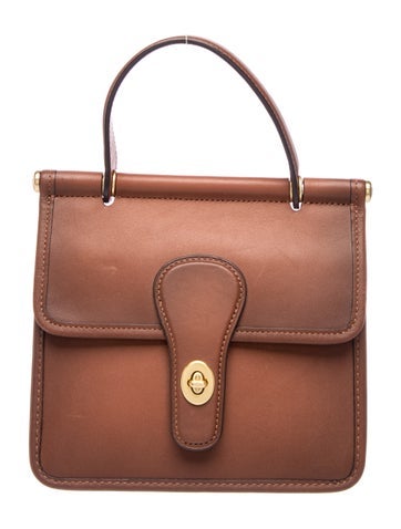 Leather Top Handle Bag